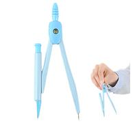 GNALIA 1 Pezzi Compasso,Compasso Set Set Compasso Scuola Compassi Per Tracciare Compasso In Valigetta Con Matita Meccanica E Punte Di Ricambio Compasso Scolastico (Blu)