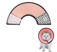 GNALIA 1 Pezzi Gatto Collare Elisabettiano Regolabile,Pet Cone Recupero, Per Animali Domestici Recupero Anti-Bite Lick Copertura Di Sicurezza Del Collo(Circonferenza Del Collo 16-21Cm)