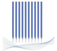 GNALIA 10 Pezzi Ricariche Penne Legami Cancellabili, Blu Scuro, Punta 0.7Mm, Compatibili Con Mine Standard Da 13C