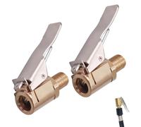 GNALIA 2 Pezzi Connettore Valvola Mandrini Pneumatica Universale,Adattatore Per Tubo Di Gonfiaggio Per Pneumatici,5.5Mm Connettore Valvola Pneumatica, Ugello Di Bloccaggio Senza Perdite D'Aria,Gonfia