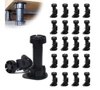 GNALIA 20 Pezzi Ganci Universali Per Piedistallo Da Cucina In Abs Clip Per Zoccolo Da Cucina Profilo Battiscopa In Pvc Clip Di Battiscopa Ganci Per Zoccolo Cucina Per Battiscopa Da Cucina