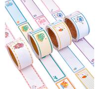 GNALIA 240 Etichette Autoadesive,Tichette Adesive Scuola Scrivibili Etichette Adesive Colorate Etichette Contenitori Adesivi Per Scrivere Nome Scrapbooking Barattoli Sacchetti Regalo Quaderno Scuola