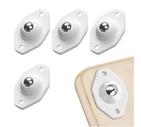 GNALIA 4 Pezzi Ruote A Sfera Per Mobili Ruote Girevoli Rotanti A 360° Rotelle Autoadesive Mini Girevole Ruote Ruote Mobili Rotelle Per Spostare Mobili Per Dispositivo Trasferimento Mobili Macchine