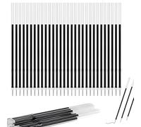 GNALIA 40 Pezzi Ricariche Per Penna Retrattile 0.7Mm Ricambio Per Penna A Sfera Rollerball Refill In Gel (107Mm Blu)