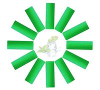 GNALIA Aligner Chewies: 12 Pezzi Silicone Verde 3.5Cm X 1.1Cm. Per Vassoi Allineatori E Apparecchi Ortodontici. Accessorio Masticatorio Riabilitativo.