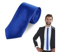 GNALIA Cravatta Uomo Elegante, 1 Pezzo Larghezza 5Cm Design Sottile E Moderno, Colore Blu Reale Per Matrimonio E Occasioni Speciali