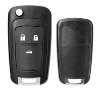 GNALIA Guscio Chiave Opel Corsa: 1 Pezzo 3 Tasti Plastica E Metallo. Per Astra Meriva Insignia Zafira. Custodia Telecomando Auto Di Ricambio.