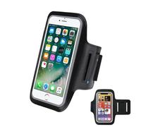 GNALIA Porta Cellulare Corsa, 1 Pezzo, Blu-Nero, Compatibile Smartphone Fino A 7", Con Tasca Auricolari