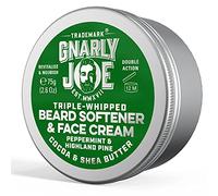 Gnarly Joe - Ammorbidente per barba e crema per il viso, 75 ml, cacao a tripla montatura, burro di karité, balsamo balsamo per barba naturale, crema da barba per uomo