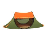 Gnat Proof Camping Zelts - Copertura in rete multi tono, telaio esterno durevole | Grande sistemazione familiare con rete di flusso d'aria, cabina da viaggio compatta, pescatore da caccia ad
