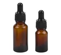 GNAUMORE Marrone Bottiglie Contagocce Vetro,con Pipette Contagocce Vetro,per Laboratorio,Olio Essenziale, Aromaterapia per diffusore di oli essenziali, miscela di oli di bellezza(5ML/10ML)