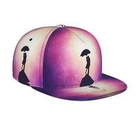 Gnbmvcc Anime Lovers - Cappellino da baseball unisex, alla moda, con visiera piatta, per sport e tempo libero, da viaggio, colore: nero