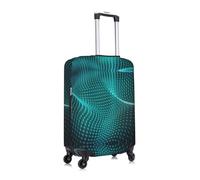 Gnbmvcc La borsa astratta poligonale per viaggi spaziali da viaggio d'affari è adatta per valigie da 45-81 cm., bianco, XL