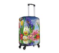 Gnbmvcc La borsa da viaggio colorata con farfalla floreale è adatta per valigie da 45-81 cm., bianco, M