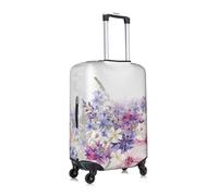 Gnbmvcc La borsa da viaggio con motivo floreale a vortici Ivy è adatta per valigie da 45-81 cm., bianco, XL