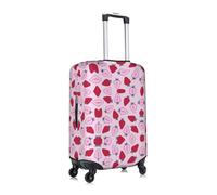 Gnbmvcc La borsa da viaggio con motivo fragola è adatta per valigie da 45-81 cm., bianco, S