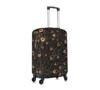 Gnbmvcc La borsa da viaggio in piuma di pavone dorata è adatta per valigie da 45-81 cm., bianco, M