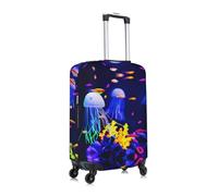 Gnbmvcc La valigia da viaggio con animali acquatici marini è adatta per valigie da 45-81 cm., bianco, XL