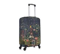Gnbmvcc La valigia da viaggio con fiori e uccelli è adatta per valigie da 45-81 cm., bianco, XL