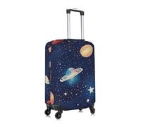 Gnbmvcc La valigia Starry Sky Universe Space Travel Business Travel è adatta per valigie da 45-81 cm., bianco, M