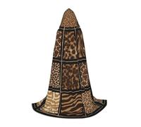 Gnbmvcc Wild Zoo - Mantello con cappuccio, per adulti e bambini, per Halloween, feste in famiglia