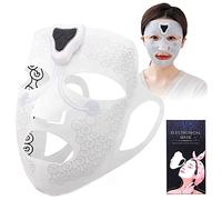GNbow Photon Skin Rejuvenation Face, Maschera Facciale in Silicone 3D, Maschera Facciale Vibrante per Massaggiatore di Bellezza, Maschera Facciale Idratante e Antirughe
