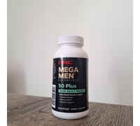 GNC Mega Men 50-Plus One-Daily Multi, Uomo Multivitaminico, 60 Tablet, Eu Seller