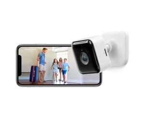 GNCC C2 2K 3MP Telecamera WIFI Interno, Videocamera Sorveglianza Interno WiFi con Visione Notturna a Infrarossi, Audio Bidirezionale, Notifiche Sportive Istantanee, Compatibile Alexa, 2,4G Wifi(Solo)