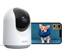 GNCC Telecamera Wi-Fi Interno, Videocamera sorveglianza 2K, Visione notturna