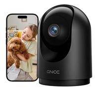 GNCC Telecamera WiFi Interno 2K Videocamera Sorveglianza Visione Notturna 360°