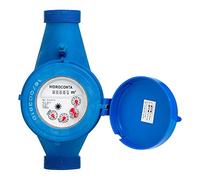 GNCGarden Contatore acqua 25 mm a getto multiplo nylon Contatore acqua per irrigazione dominio pubblico idraulico con approvazione CE filettatura ingresso e uscita 1" maschio. Raccordi inclusi