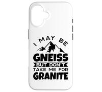 Gneiss Granito Roccia Scienziato Geologia Divertente Scienza della Terra Custodia per iPhone 16