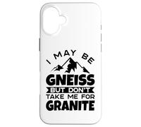 Gneiss Granito Roccia Scienziato Geologia Divertente Scienza della Terra Custodia per iPhone 16 Plus