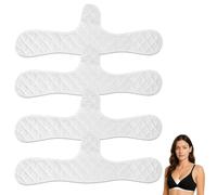 GNHG 4 Pezzi Cuscinetti Antisudore per Reggiseno in Cotone Cuscinetti Assorbenti de Sudore e latte materno per Reggiseno Pad Assorbi Sudore Sottoseno per Donna Evitare l'imbarazzo（A）