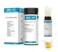GNHG GMDP 100 Strisce Test delle urine Rapidi 10 parametri Analisi, stick urine, Reattive per Urinalisi,test urine infezioni