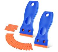 GNHG Rimuovi Silicone Raschietto Affilamine per Compasso Raschietto Vetroceramica Professionale - Il Tuo Raschietto affidabile per Cucina e casa - Raschietto Stabile 2 Pezzi