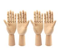 GNIEMCKIN, modello a mano in legno, 4 pezzi, 25 cm per mano sinistra e destra per esposizione di gioielli a mano, decorazione, schizzi, by GNIEMCKIN.