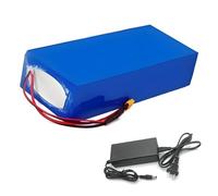 GNIUBBDB 72V 30Ah E-Bike Batteria agli ioni di Litio con 84V 3A Caricabatterie 20S8P Bicicletta elettrica Scooter Batteria incorporata BMS per 250W 500W 750W 1000W Motore T Plug