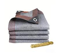 GNKBTOF 2.9 x 3.5 m Rete ombreggiante da giardino, con occhielli, 90% resistente ai raggi UV, per giardino, serra, fienile esterno Nero