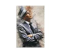 GNKIO Frank-Sinatra-Star - Poster artistico da parete, stampa artistica da parete, motivo famiglia moderna, per camera da letto, 30 x 45 cm