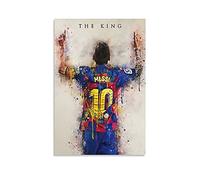 GNKIO Lionel Andrés Messi - Poster artistico e da parete, stampa artistica moderna per la camera da letto, 20 x 30 cm