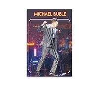 GNKIO Michael Buble Guitarist Musician Poster Decorazione da Parete Soggiorno Poster Camera da Letto 40 x 60 cm