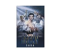 GNKIO Poster Movie Rocky Balboa Poster decorativo su tela, per soggiorno, camera da letto, 30 x 45 cm