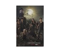 GNKIO Poster TV Show Character The Vampire Diaries TVD Stefan Damon Elena, 4 tele, poster artistici e da parete, stampa artistica moderna, famiglia, camera da letto, 08 x 12 pollici (20 x 30 cm)