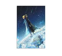 GNKIO Sword Art Online SAO Kirito and Eugeo - Poster artistico su tela, stampa artistica da parete, stampa moderna della famiglia, poster per camera da letto, 50 x 75 cm