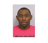 GNKIO Tyler The Creator Mugshot, poster decorativo da parete per soggiorno, camera da letto, 20 x 30 cm