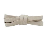 Gnmshzy Lacci piatti in cotone cerato, larghezza 0,8 cm, cachi, 28" ( 70 cm )