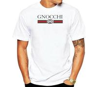 Gnocchi Men's T-Shirt Harajuku Novelty Pride T Shirt Men Casual Cool Tshirt O Neck Oversized Tops White M