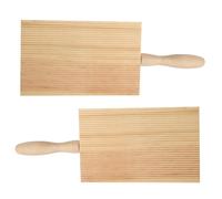 Gnocchi Paddle Set di 2 in Legno Perfette per Tutti i Tipi di Pasta Fatta in Cas