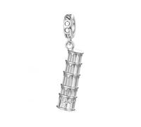 GNOCE Charm Bead Cities Series - Charm Cattedrale Di Colonia In Argento Sterling 925 Per Donne e Ragazze Regalo Di Gioielli (Torre pendente di Pisa)